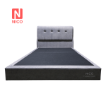 (Ready Stock) EMILY Pet-Friendly Fabric Divan Queen Bed Frame – CTE006 Log